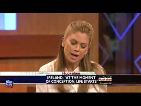 Thumbnail for Supermodel Kathy Ireland uses Science and Reason to tell Mike Huckabee why she became pro-life.