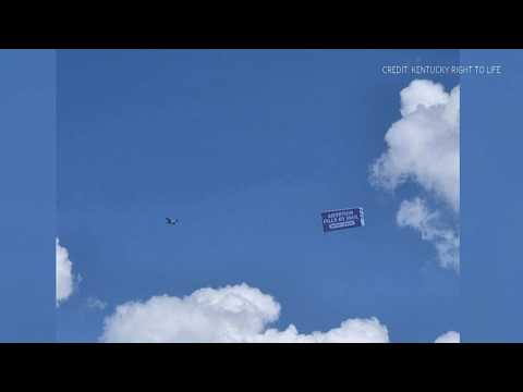 Thumbnail for Banner promoting abortion pills flown over Kentucky State Fair causes stir