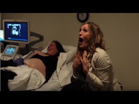 Thumbnail for Surprise, it's TWINS! Sister Freaks OUT!  FULL Video