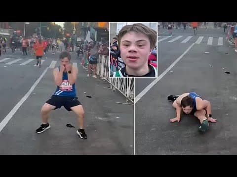 Thumbnail for British Runner with Down's Syndrome Dances Through New York Marathon!