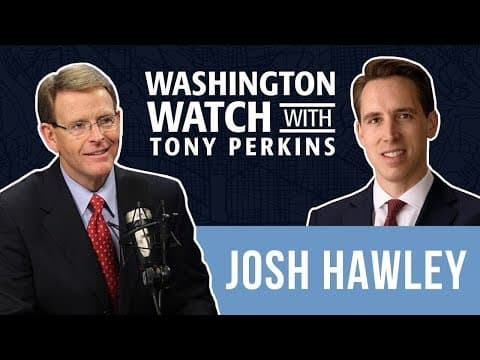 Thumbnail for Sen. Josh Hawley Urges Trump to Help Targeted Pro-Lifers