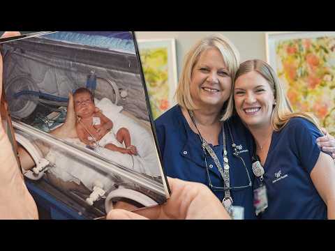 Thumbnail for Nurse gives back to NICU that treated her 30 years ago