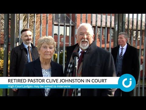 Thumbnail for Retired pastor Clive Johnston in court