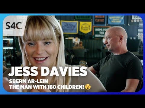 Thumbnail for Joe Donor a Jess Davies | Interview with the Man with 180 Kids 😱 | The World of Sperm Donation | S4C
