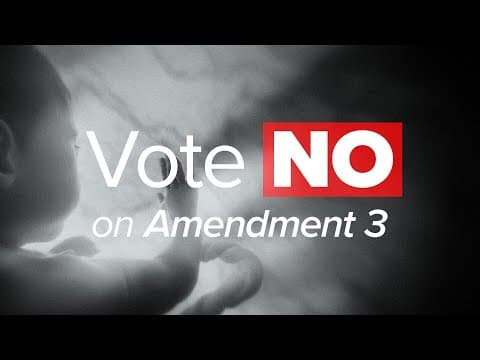 Thumbnail for Vote NO on Amendment 3 to Stop Abortion on Babies Through All Nine Months in Missouri