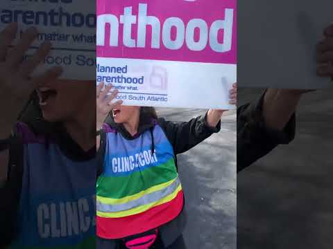 Thumbnail for Ambulance arrives at Planned Parenthood in Columbia while escort tried to block view.