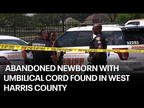 Thumbnail for Press Conference: Abandoned Newborn with Umbilical Cord Found in West Harris County