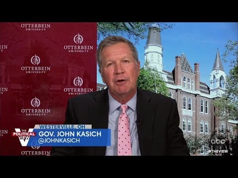 Thumbnail for Gov. John Kasich Discusses Political Standing After DNC Speech | The View