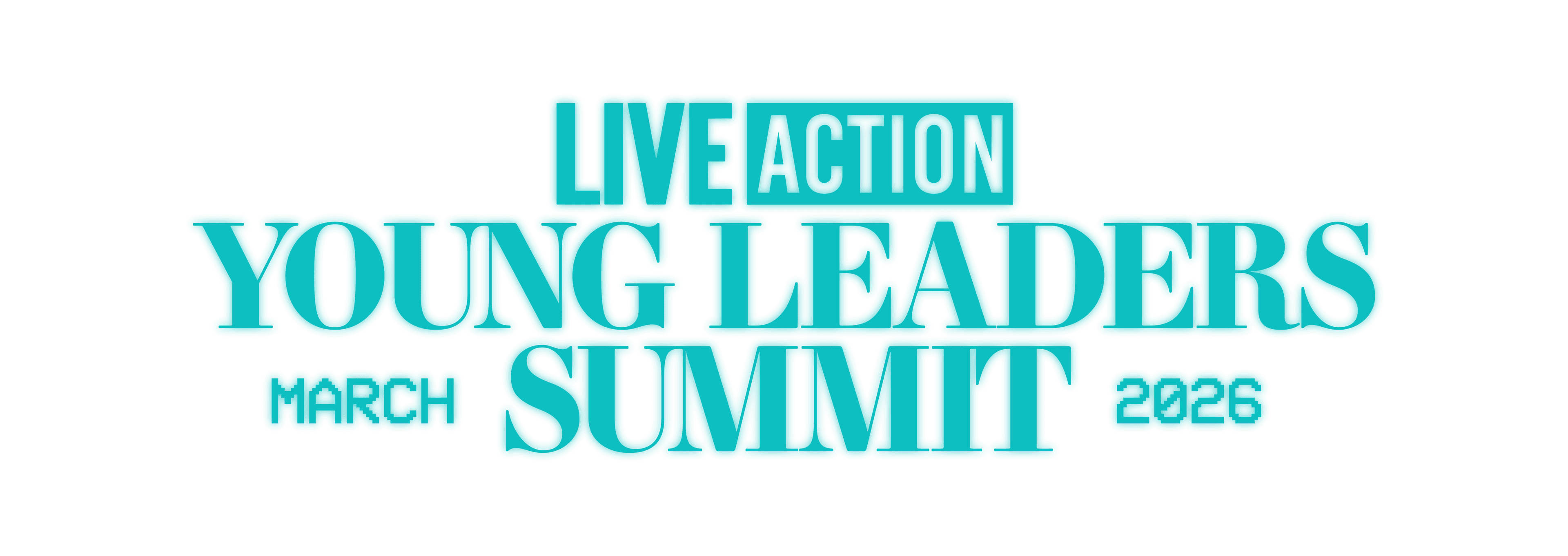 Live Action Young Leaders Summit Logo Neon