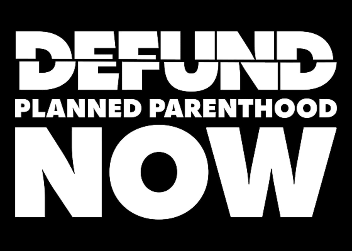 Defund planned parenthood logo