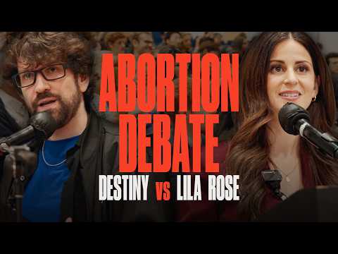 Thumbnail for Lila Rose and Destiny Clash on Abortion at UC Irvine | Full Debate