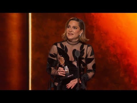 Thumbnail for Shoshana Bean wins for Featured Actress in a Musical at The 79th Annual Tony Awards®