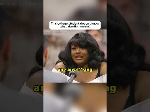 Thumbnail for "Is a C-Section an Abortion?" Ben Shapiro Debates College Student. #shorts