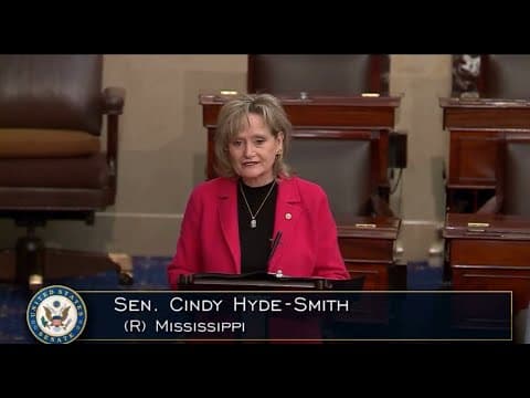 Thumbnail for Hyde-Smith Praises the Pro-Life Movement and Related Legislative Efforts