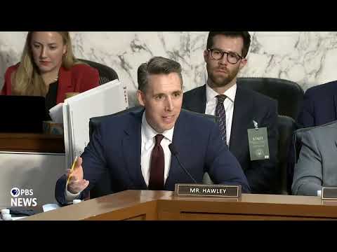 Thumbnail for WATCH: Sen. Hawley questions Blanche in attorney general confirmation hearing