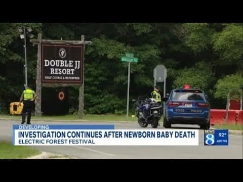 Thumbnail for Investigation continues after newborn death at music festival