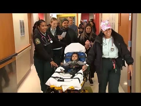 Thumbnail for 18-month-old preemie discharged from hospital ahead of Thanksgiving