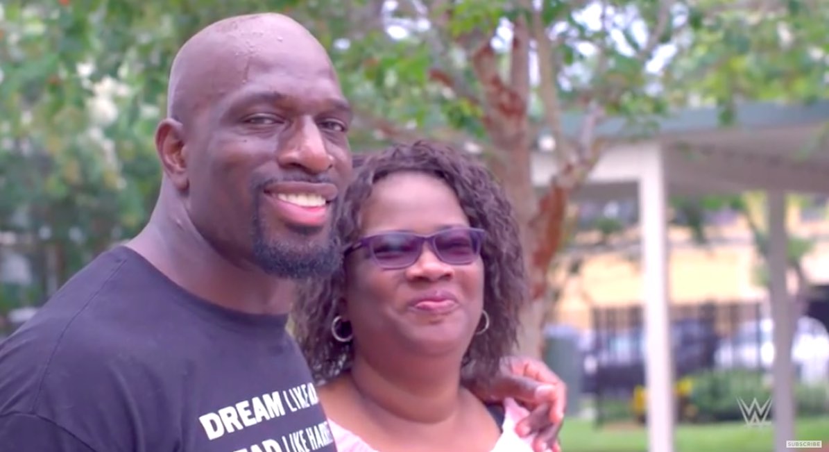 Titus O’Neil in the source feature about his mother Daria