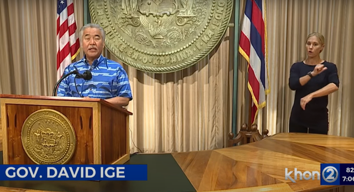 Hawaii governor issues executive order to protect those traveling for ...