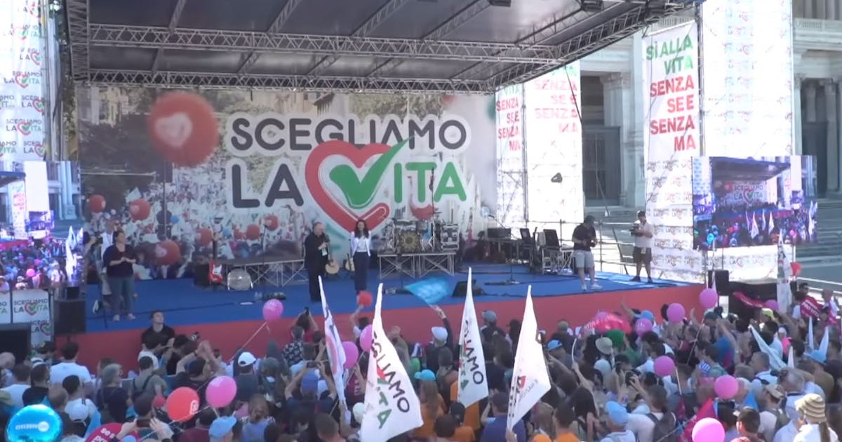 Rome March for Life draws thousands: 'Protecting life is... beautiful'
