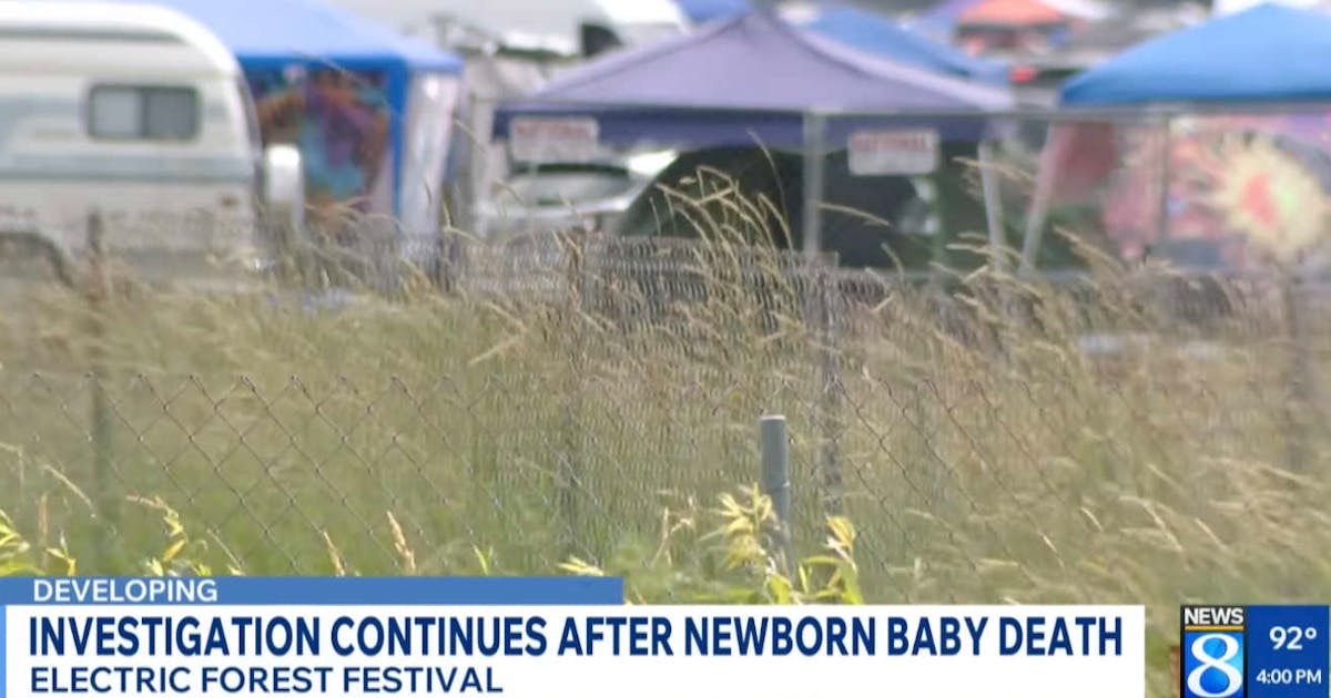 Newborn found dead in porta-potty at Michigan music festival