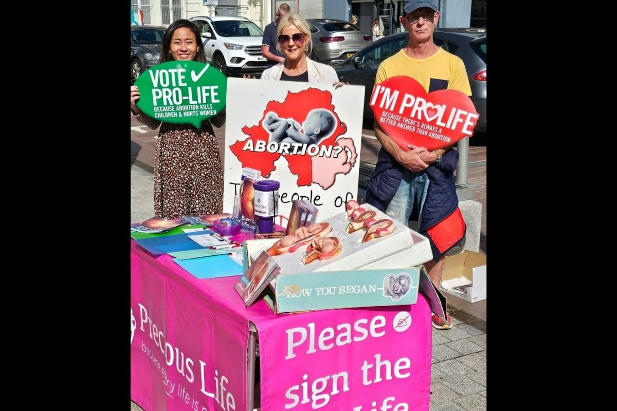 Northern Ireland pro-life group takes message across the country