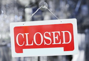 closed sign