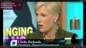 Cecile Richards, President of Planned Parenthood, lied about providing mammograms.