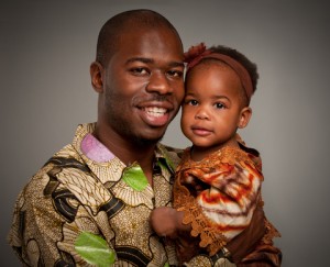 black-father-child