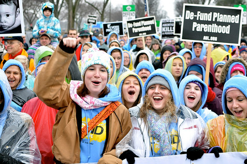 Youth March for Life in Washington, D.C. Photo by Sal Guerrero. 