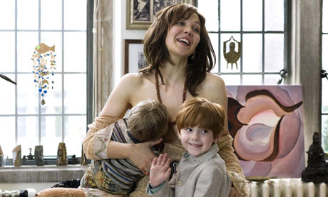 In the movie Away We Go, Maggie Gyllenhaal plays the ultimate crunchy mom. Her friends buy her a stroller, and she hates it so much she can't look at it and makes them leave it on the porch.
