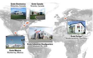 Grote Industries is an international company, providing vehicle safety systems.