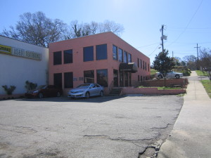 New Woman All Women's awning no longer advertises the clinic by name. The facility continues to provide abortions despite its lack of license.
