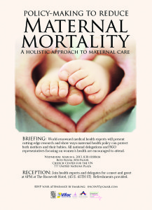 UN Maternal Health Event Invite
