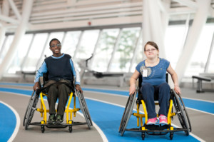 Young Girl and Boy in their wheelchairs