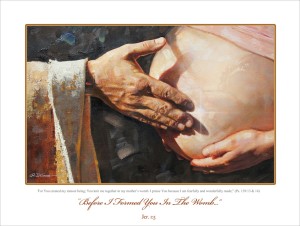 "Before I Formed You in the Womb" by Ron DiCianni