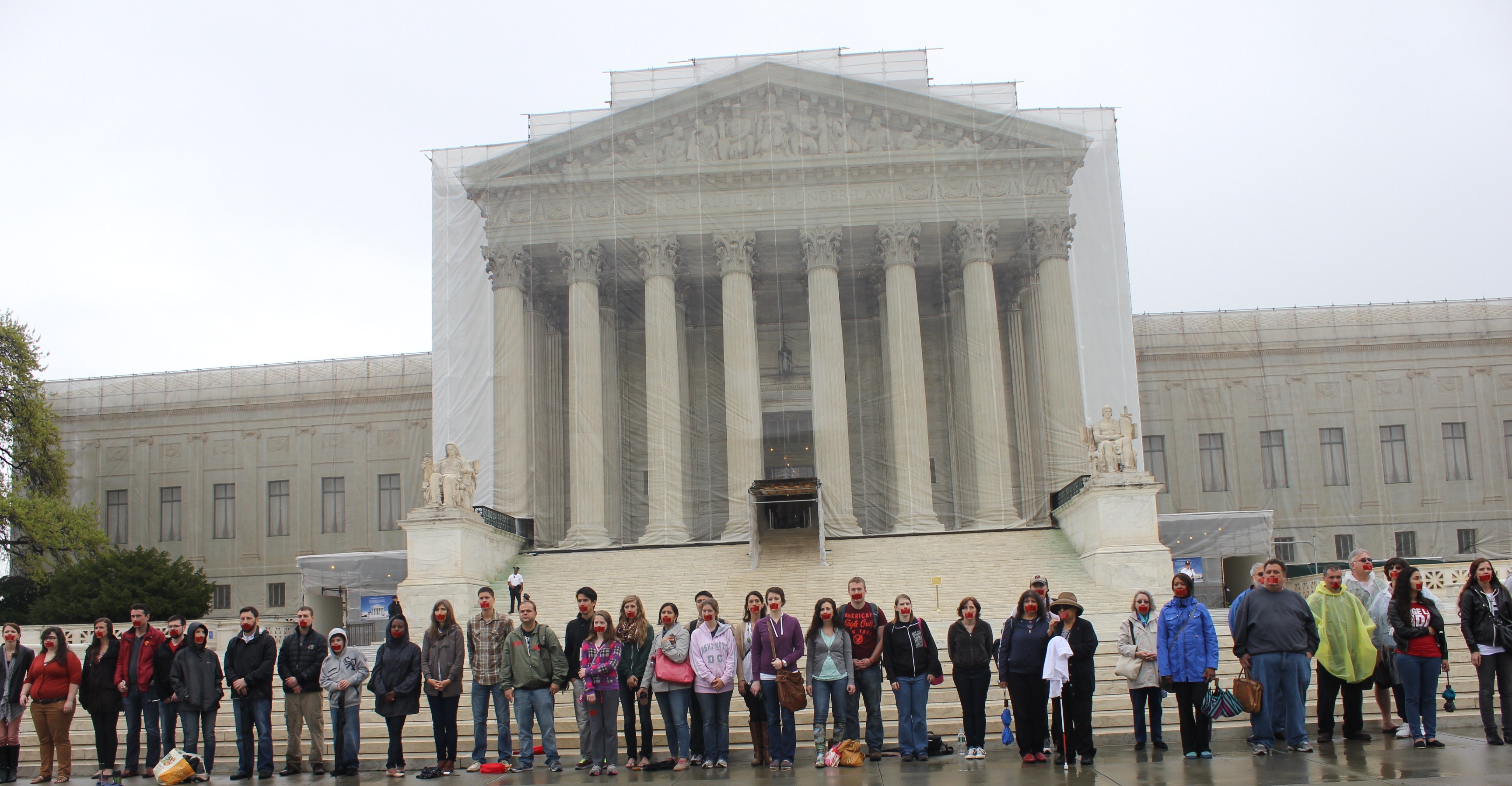 Bound4Life prayer meeting outside U.S Supreme Court