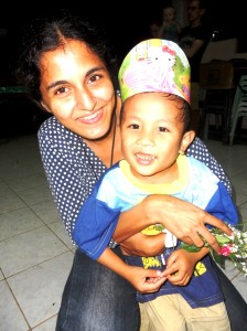 mother and son