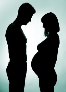 man and woman pregnant