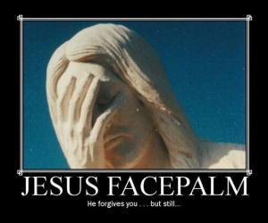 Jesus Facepalm