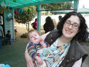 Rhea and Oliver Wuth at nine-months-old (Court file, 2009)