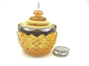 Handmade, vintage ring box from The Paper Button
