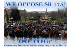 A photo from Colorado Family Action, taken at yesterday's prayer vigil on the Capitol steps in Denver.