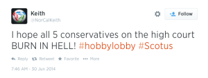 hobby lobby tweet