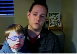 Chip Reese with his son, Ollie