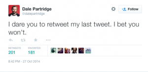 Dale Partridge tweet abortion