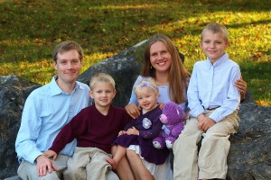 Michael, Inga and their children.