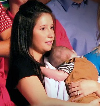Bristol Palin with her youngest brother Trig