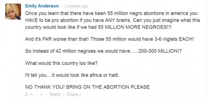 Racist Pro-abort