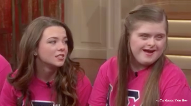 Down syndrome, sorority, Alexis